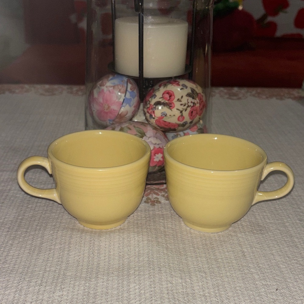 Fiesta Sunflower Yellow Mugs!